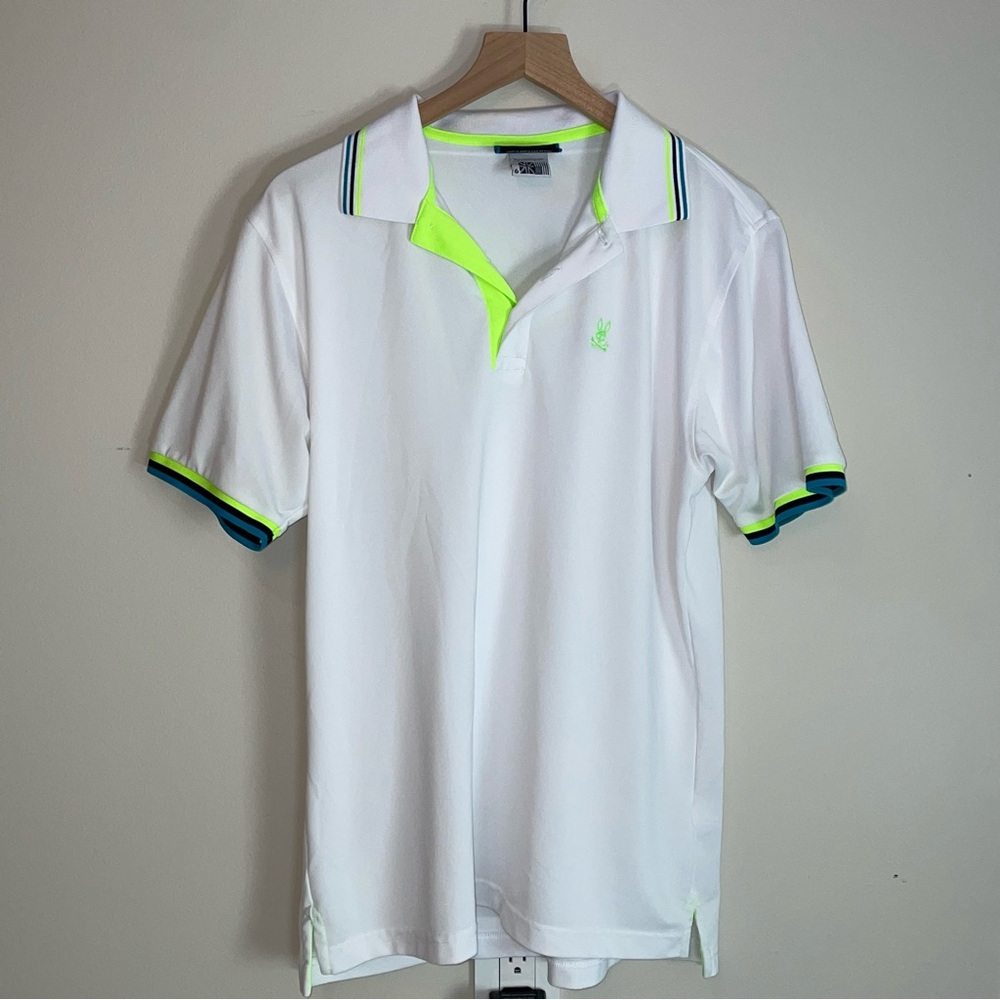Pshcho Bunny Polo Sz 6 (lg)
